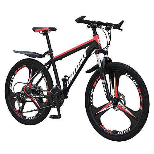Amazing Deal XHCP 3-Spoke Mountain Bike 21 Speed 24/26 Inches Wheels Dual Disc Brake High-Carbon Ste...