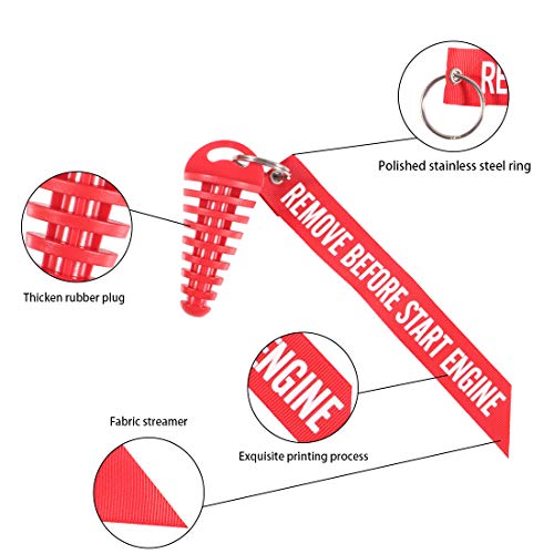 image for Aokin Muffler Exhaust Wash Plug with Streamer, 0.6