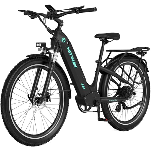 HITWAY E Bike 26X3.0 City Elektrofahrrad Pedelec, 250W City Cruiser E-Bike,...