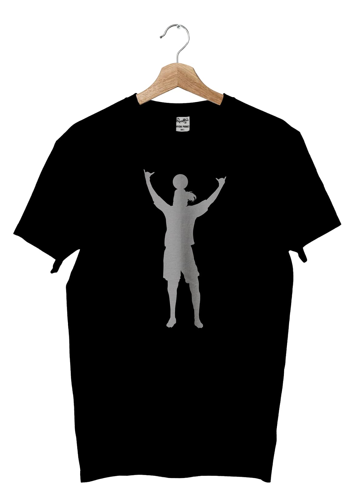 Ronaldinho10, T-shirt, Official Product, Tee Black, Hang Loose Baller