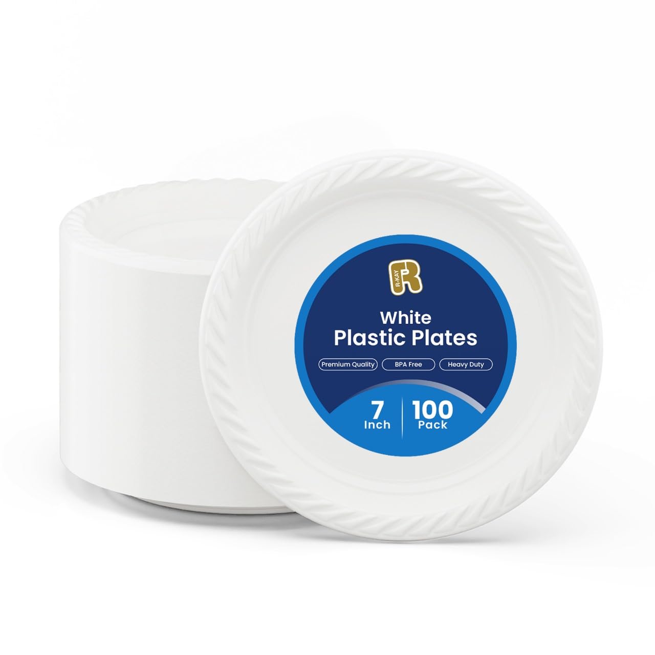 Disposable Plastic Bowls - 100 Count -7