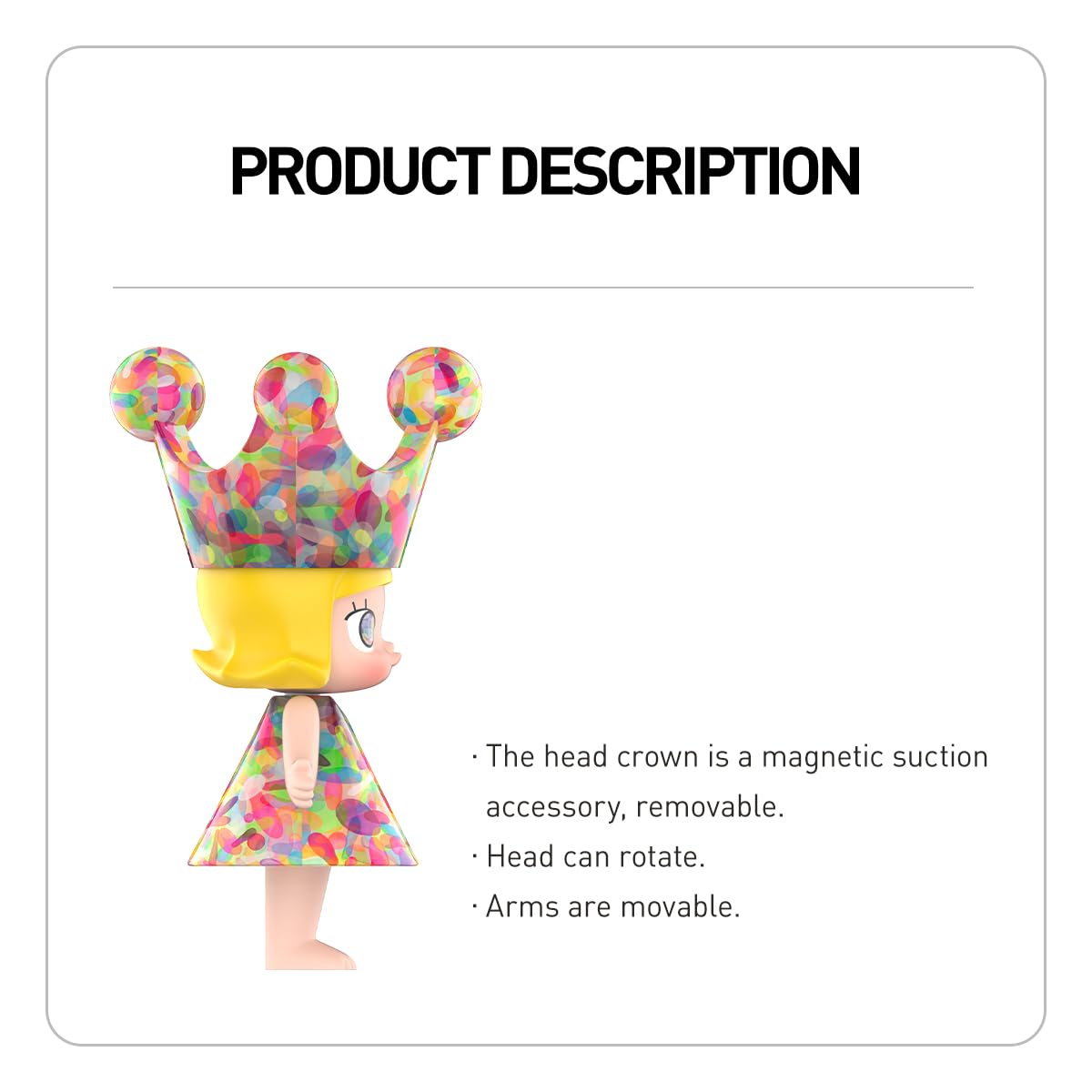 POP MART Mega Royal Molly 400% Huang Yuxing-Bubbles Pop d'Action