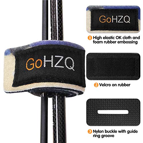 GoHZQ Angelrute Gürtel Elastische Gurte Halter Outdoor Supplies Einstellbar Dehnbare Angelrute Halterung Magic Band… – Bild 4