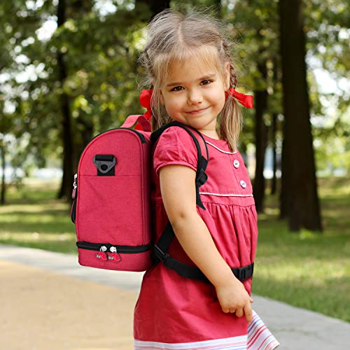 Sac à dos Toniebox rouge pour ne plus perdre les figurines et câbles - 2