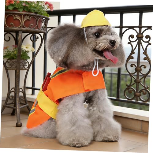 Disfraz para perro BESPORTBLE talla XL naranja miniatura 4