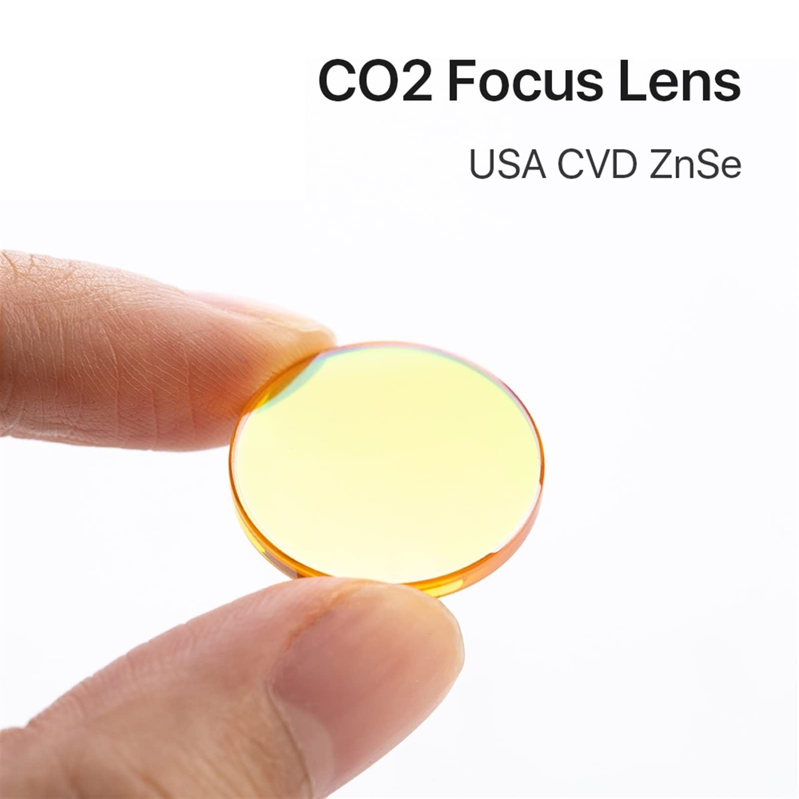 Lens USA CVD ZnSe Dia 12 15 18 19.05 20 FL 38.1 50.8 63.5 76.2 101.6 127mm for CO2 Laser Engraving Cutting Machine(18mm,50.8mm)