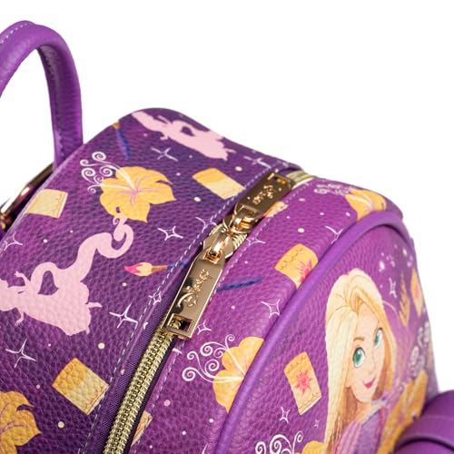 Image of Wondapop Disney Tangled Rapunzel 11 inch Vegan Leather Fashion Mini Backpack