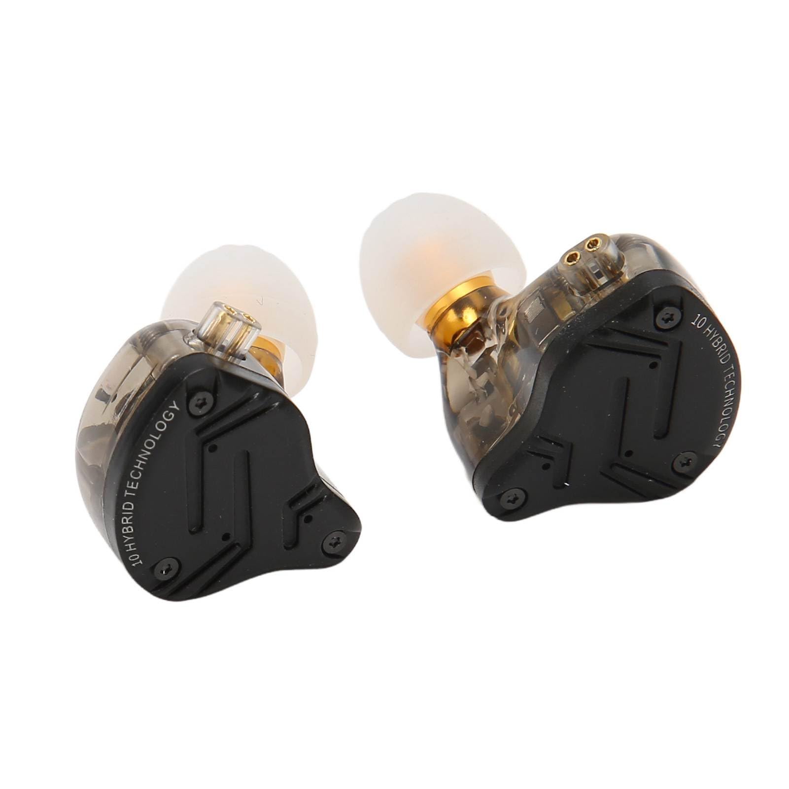 Annadue ZS10 PRO X Słuchawki Douszne z Przewodowym Monitorem, Hybrydowy Sterownik 1DD 4BA, Słuchawki Stereo HiFi, Odłączany Kabel 0,78 Mm 2-pinowy, Douszne dla Muzyków Studyjnych na Scenie