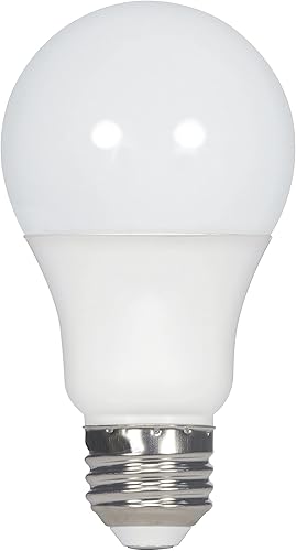 Miniatura 2 de Satco S39596 (48 bombillas, paquete económico) 9.5 vatios/120 V/A19 Bombilla LED con acabado esmerilado Estilo elegante Temp Warm 2700K Base media