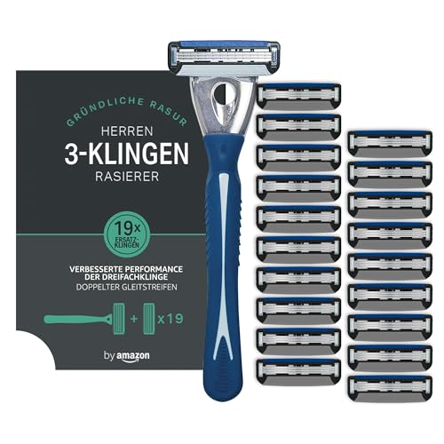 by Amazon Männlicher Rasierer mit 3 Klingen