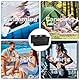 YIIFELL 120x50cm Fitness Handtuch, Sporthandtuch Microfaser Handtücher mit Reißverschlusstasche, Gym Handtuch für Fitnessstudio Yoga Outdoor und Training (Dunkelgrau)
