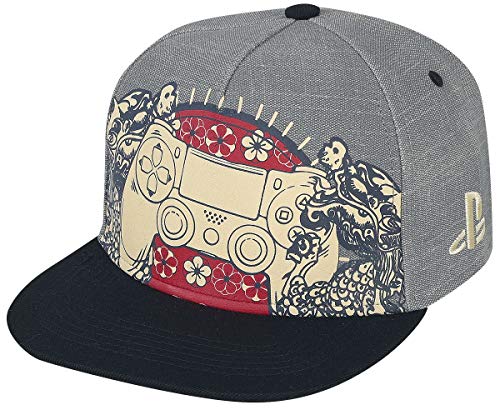 Bioworld - Difuzed Playstation Casquette de Baseball, Noir, Taille Unique Homme