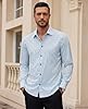 Lion Nardo Mens Dress Shirts Long Sleeve Dress Shirts for Men Pattern Print Casual Wrinkle Free Button Down Shirt #2
