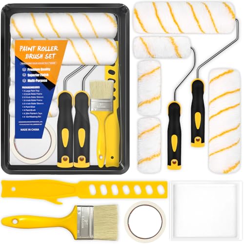 BBLTIFF 12pcs Kit Rodillo Para Pintar Paredes, Kit...
