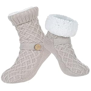 Winter Womens Warm Fluffy Slipper S...