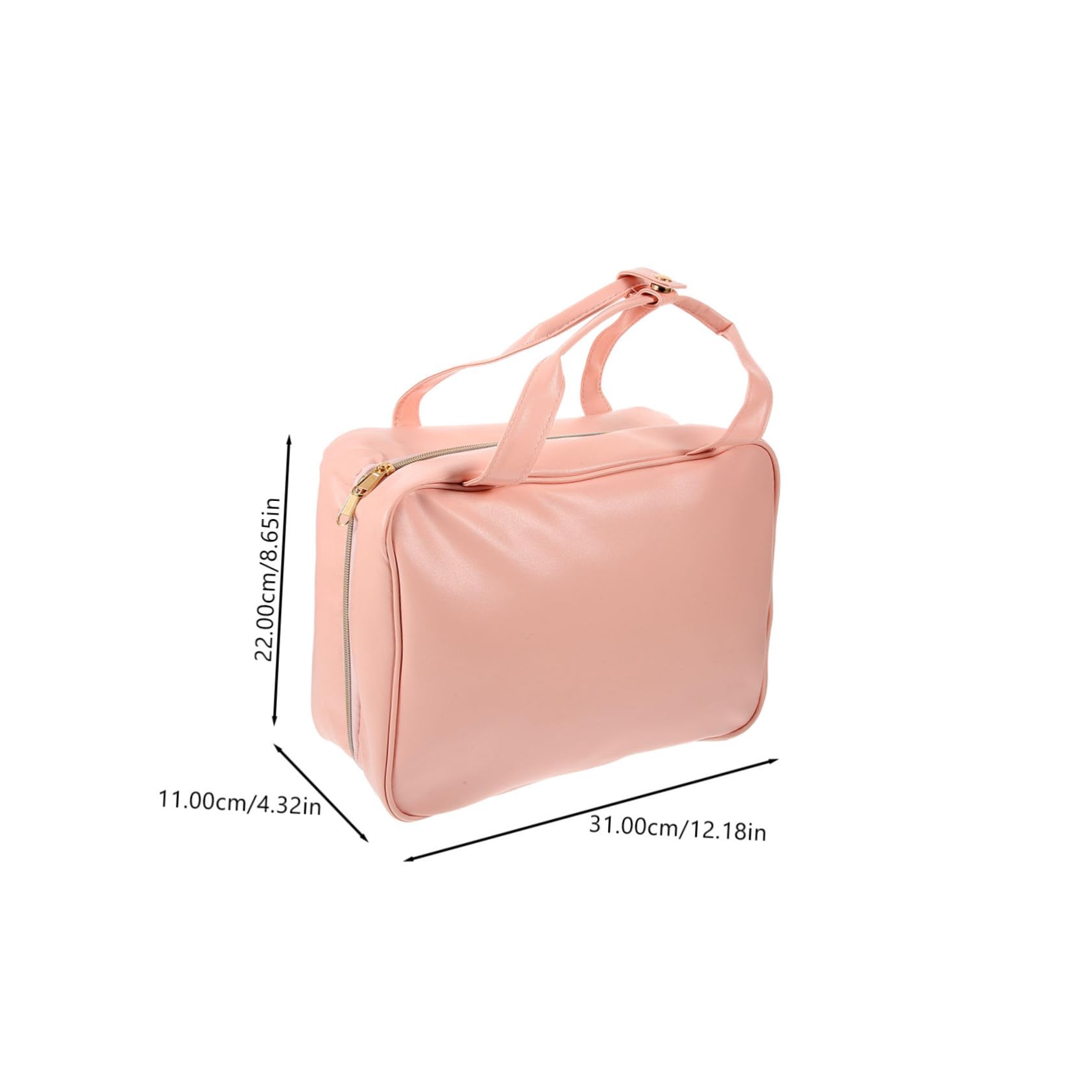 BESTYASH Neceser de Viaje para Mujer, Bolsa Colgante de PU Compartimentos Múltiples y Asa, Adecuado para Guardar Cosméticos en Viajes