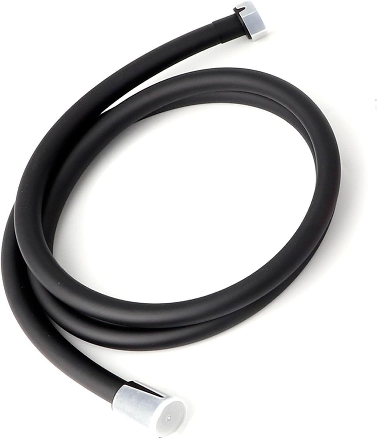 Gkirqvpe Balck Shower Hose, Pvc Pressure Shower Hose Handheld Gi/2 Universal Silver/Black 1.5M/2M