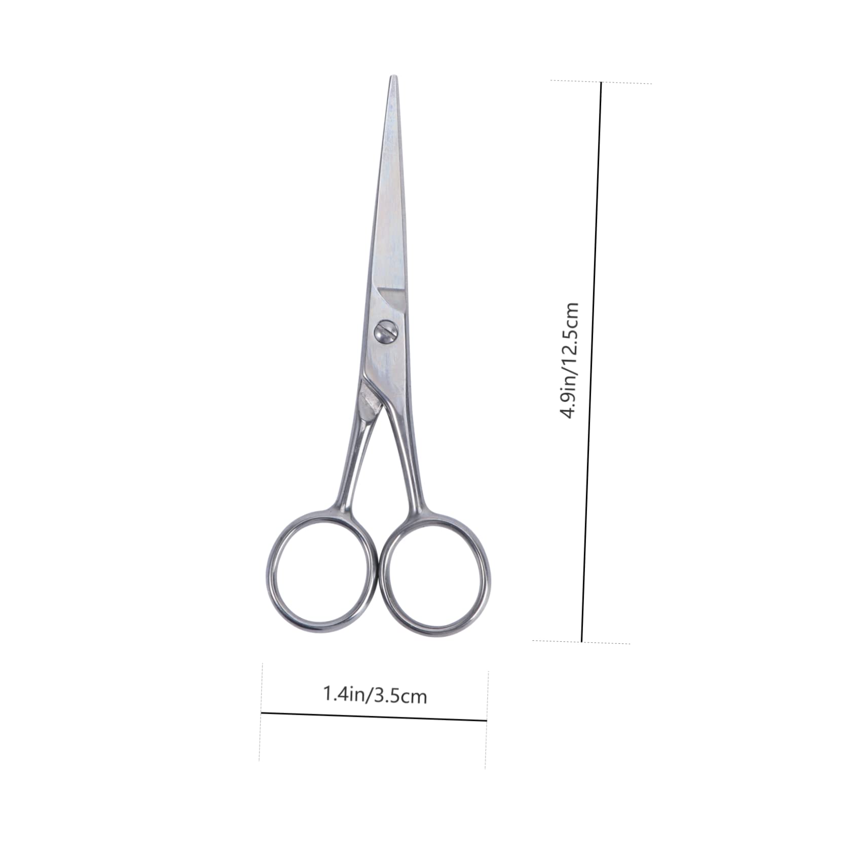 WOFASHPURET 1Pc Professional Hair Scissors for Barber and Home Use Straight Cut Scissors for Hair Styling Pet Grooming Durable Corrosion Hair Cutting Tools
