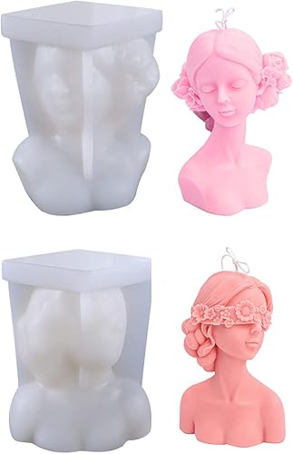 Miniatura 8 de 4 moldes de resina de silicona para cuerpo humano, moldes de velas, moldes de chocolate para velas de cuerpo de mujer sexy, moldes 3D de figura