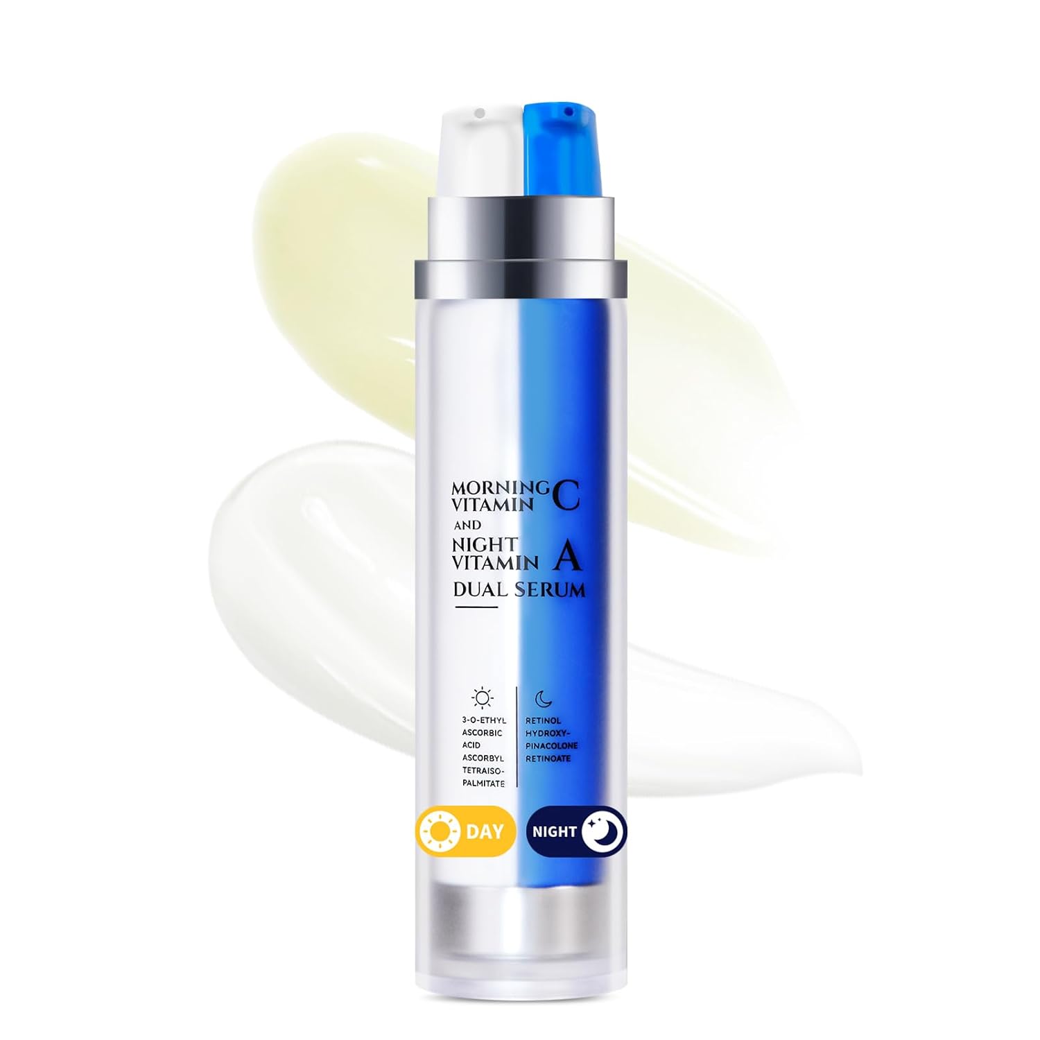 2-in-1 Face Serum, Vitamin C and Retinol Face Serum, Anti-Aging Skincare Set with Hyaluronic Acid, Niacinamide and Retinol for Anti-Wrinkle and Firming 2-in-1 Face Serum, Vitamin C and Retinol Face Serum, Anti-Aging Skincare Set with Hyaluronic Acid, Niacinamide and Retinol for Anti-Wrinkle and Firming