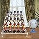 Acryl Riser Display Regal Ständer für Amiibo Funko Pops Figuren, Tischplatte klar Acryl Organizer für Nagellack Gewürz Kosmetik Schmuckständer Cupcake Buffets Dessert Modell(2 Packungen)