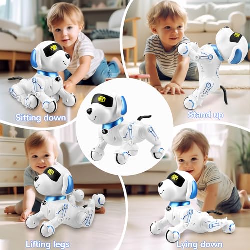 Chridark Y878 Remote Control Robot Dog Toy For Kids 5-7 Years Old thumb #3