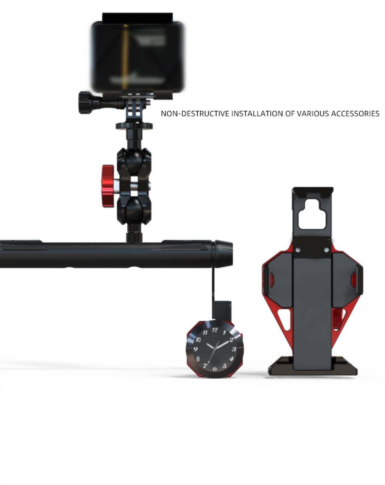 Support D'extension pour Modifier La Barre D'enregistreur De Navigation Téléphone Portable Multifonction Moto pour CFMOTO 250SR