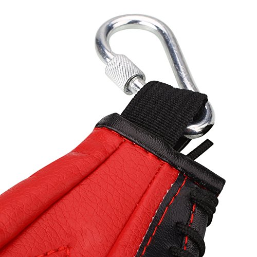Forfar Saco Gota de Boxe, PU - Preto/Vermelho