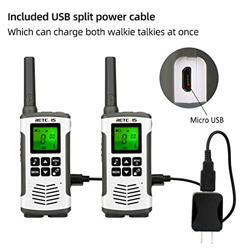 image for Retevis RT45 Walkie Talkie Adult Rechargeable,Long Range Two Way Radio