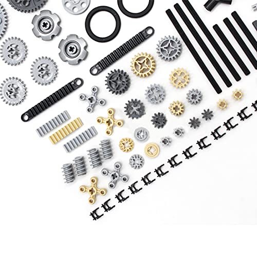 Bulokeliner Technik Ersatzteile Set, Technik Teile Steine Bausatz Motor Getriebe Ausrüstung Klemmbausteine Verbinder… – Bild 5