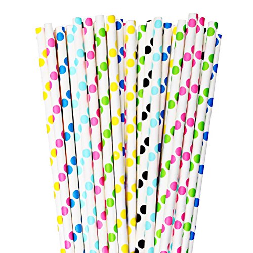 Borte 150 pezzi Cannucce di carta, Cannucce di
