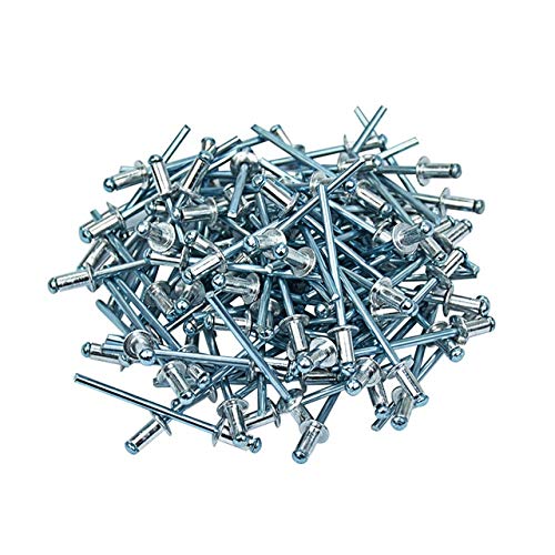 Generic 100Pcs 3.2 * 6 Aluminium Large Flange Open End Blind Pop Rivet