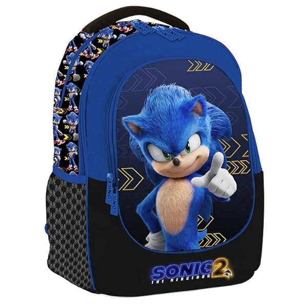 RT Mochila Escuela Sonic 2 The Hedgehog 73419, Azurro, talla unica