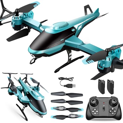 PATEMZON Helicóptero Teledirigido, Helicóptero Teledirigido Juguete con Luces Led, 2.4GHz Helicóptero Plegable RC, Giro de 360°, Función de Vuelo Estacionario, Regalo para Niños de 3+ Años (Verde)