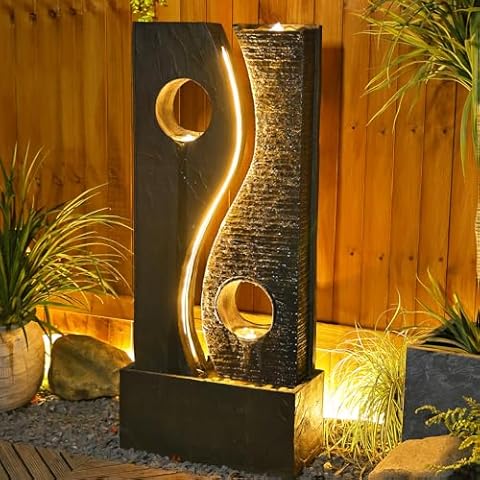 Tankana 47" Water Fountain - Faux Rust Finish Cover