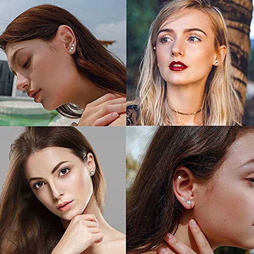 Adramata 12 Paia di Orecchini in Acciaio