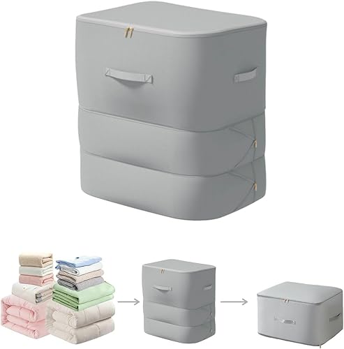 Organizador de autocompresión que ahorra espacio, bolsa de almacenamiento de gran capacidad con cremallera de 3 capas, bolsa de almacenamiento de