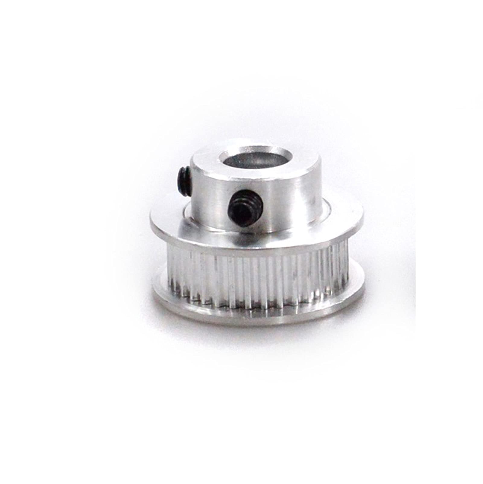 Polea de distribución, engranajes, 30 dientes 2GT, diámetro interior 4/5/6/6,35/8 mm, for correa síncrona abierta GT2, ancho 6 mm/10 mm/15, juego reducido 30T(Belt Width 10mm,Bore 7mm)