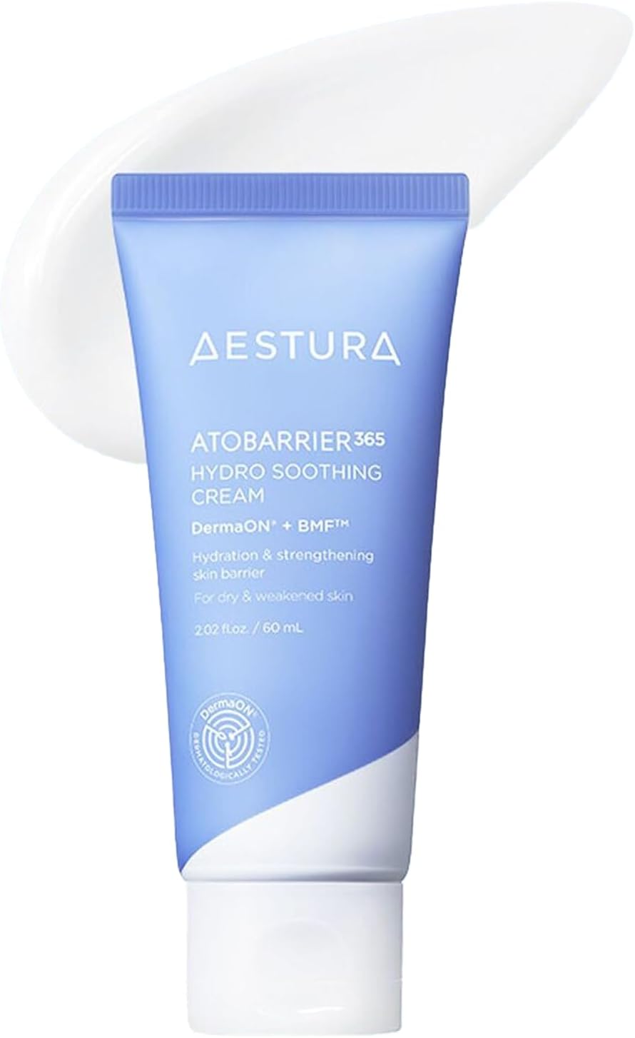 AESTURA ATOBARRIER365 HYDRO SOOTHING CREAM | Lightweight Gel Cream | Facial Moisturizer for Oily and Sensitive Skin | Dermatologist Tested | 60mL