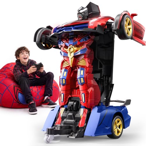 Image of Veeniix V992 2-in-1 Spider Transform RC Robot Car Toy, 1:14 Scale
