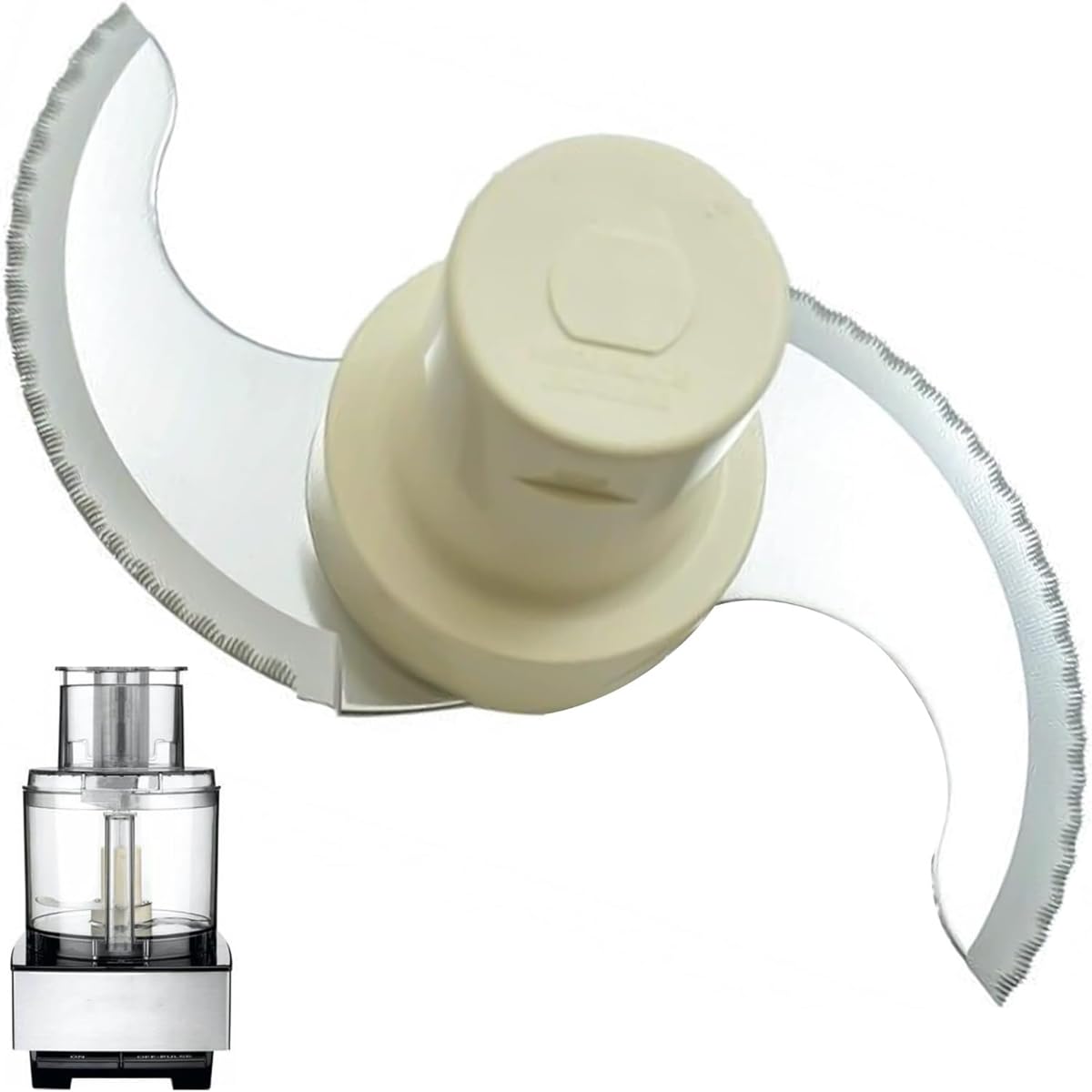 DLC-001TXB Main Stainless Steel Chopping Blade Compatible with 14-Cup DFP-14BCNY DFP-14BCNR DFP-14N, Impresa Blade Chopper Replacement for Cuisinart Food Processor