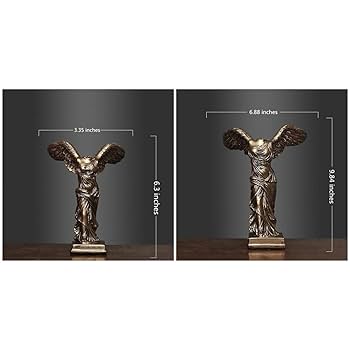 Amazon.co.jp: ORZKEY 翼のある勝利の女神像、サモトラケ