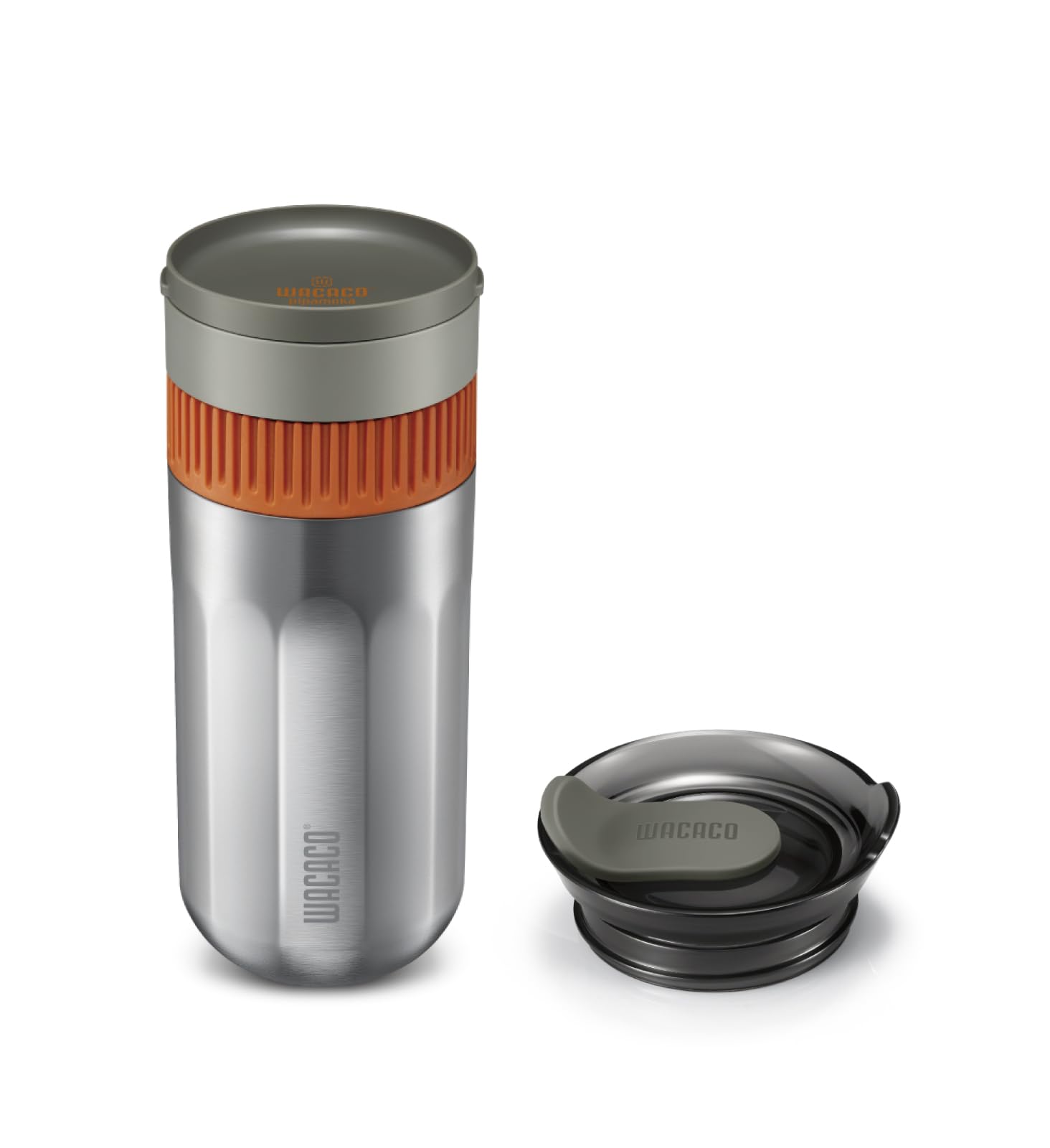 WACACO Pipamoka Portable Coffee Maker with Spill-Proof Drinking Lid Bundle - Leak-Proof T…