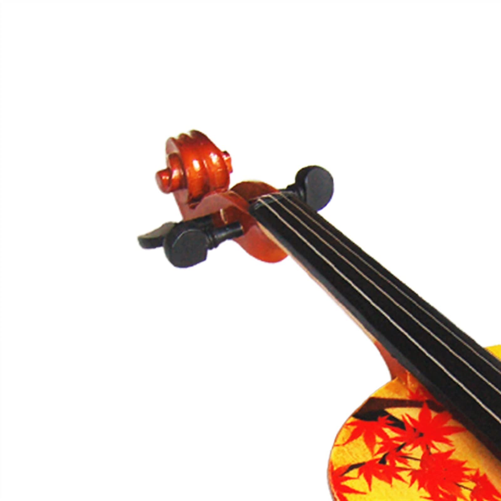 Set di Strumenti Musicali per Violino Acustico 4/4 in Legno Massiccio Fatto A Mano per Studenti Colorati Violini per Studenti