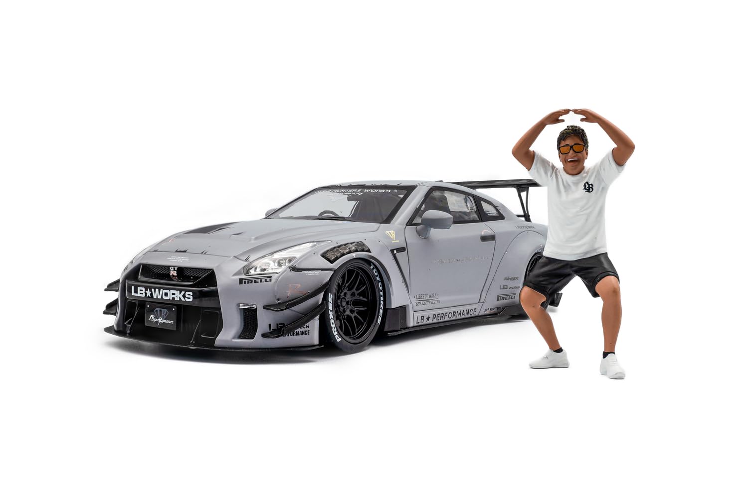 SOLIDO S1805821 1/18 Nissan GT-R (R35) Liberty Walk Body Kit Type