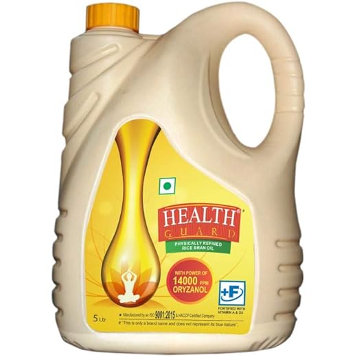 RCM Rice Bran Health Guard Physically Refined Oil 5 litres w