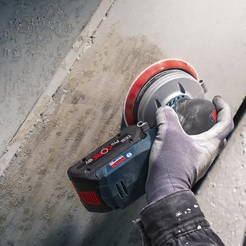 Bosch 5x PRO Plastic and Hard Stone F355 Schleifscheibe (für Beton, Harter Stein, Ø mm, Körnung 400, Professional Zubehör Exzenterschleifer) (Packung mit 2)