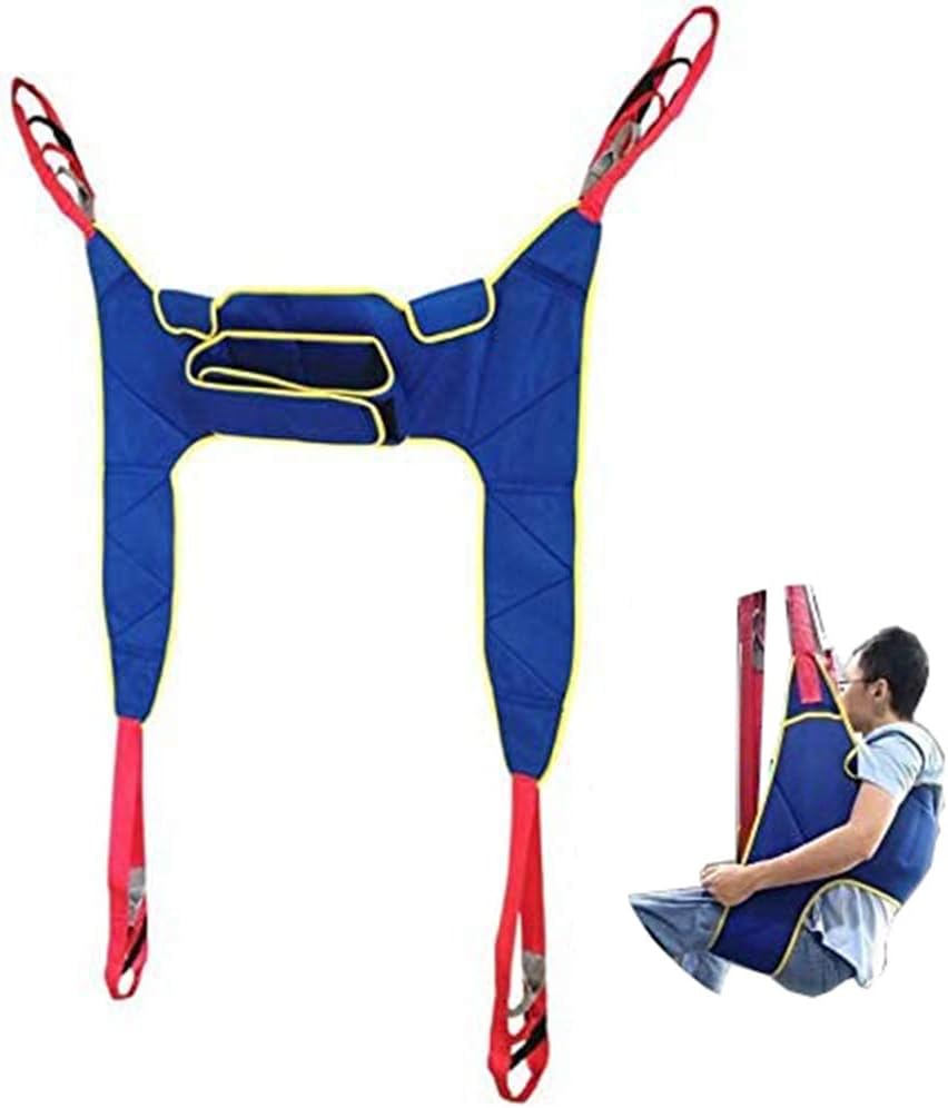 WPY Arnés De Elevación De Paciente De Cuerpo Completo, Paciente Cinturón De Transferencia con Ajustable Altura para Posicionamiento Y Elevación De La Cama,Enfermería