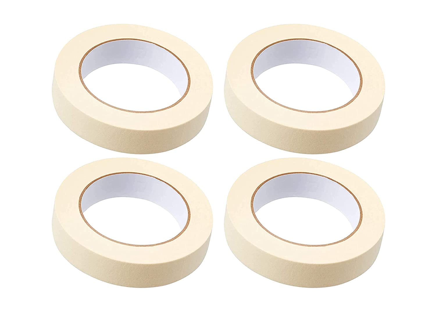 URBAN BOX Masking Tape 1/2 Inch 12 mm x 20 Meters of Multi-Use, Easy Tear Tape. Great for Carpenter Labeling, Painting, Packing Adhesive Leaves No Residue. (4) (B09DKHTGSN) Amazon Price History, Amazon Price Tracker