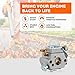HIPA PB200 ECHO Blower C1U-K78 Carburetor Replacement for ECHO Blower PB200 PB201 ES210 ES211 EB212 ES211 SV212 PS200 Shredder